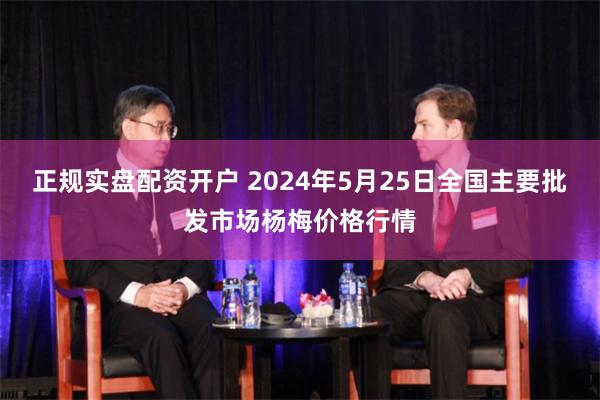 正规实盘配资开户 2024年5月25日全国主要批发市场杨梅价格行情